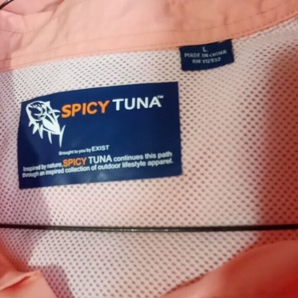 Mens Fishing Shirt Large Outdoor Performance Vented Short Sleeve Mesh Pockets - Picture 4 of 8